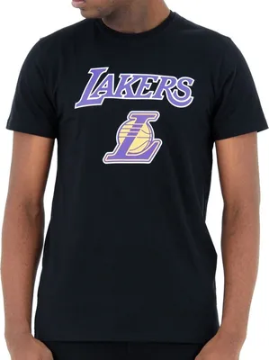 Produktbild von New Era Herren T-Shirt Los Angeles Lakers Logo black L