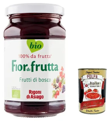 Produktbild von Rigoni Di Asiago Italian Gourmet Fiordifrutta Marmellata Fruchtaufstrich Beeren 6 x 250g