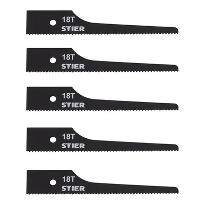 Produktbild von STIER Stichsägeblatt für STS-100 18 Zähne 5 Stk