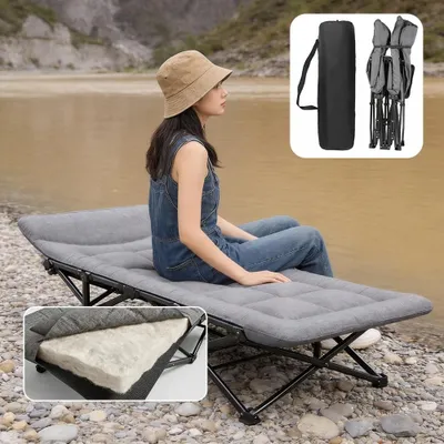 Immagine prodotto di Letto pieghevole portatile per campeggio, ideale per l'uso all'aperto
