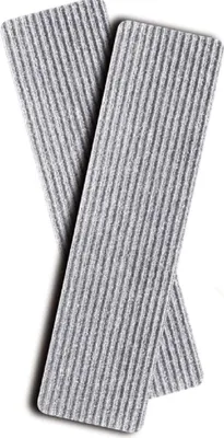 Produktbild von 8er Pack Anti-Rutsch Treppenmatten 45x19 cm, Zuschneidbar, Sicher und Elegant für alle Treppen, Grau