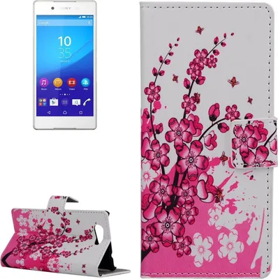 Produktbild von Handyhülle Tasche für Handy Sony Xperia Z4 Compact Winterblume