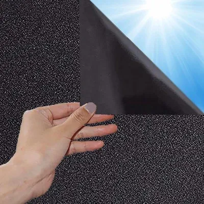 Produktbild von Famanu Privacyfolie für Fenster - Undurchsichtig, Selbstklebend, Anti-UV, Matt - 30 x 200 cm