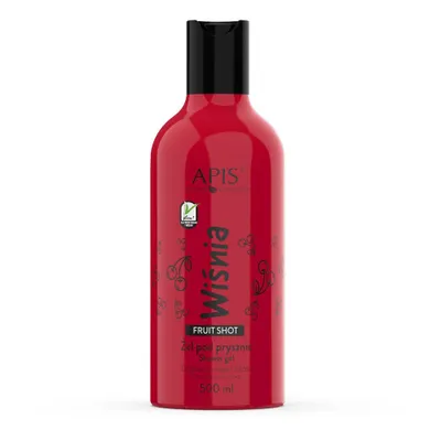 Image de Gel douche rafraîchissant au parfum de cerise - 500ml