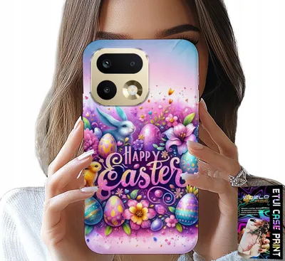 Image de Etui Do Realme 16 Pro 5G - Wesołego Jajka, Wielkanoc, Pisanki Jajka