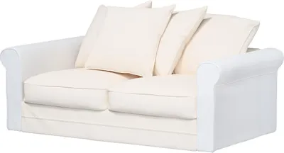 Productafbeelding van Dekoria beschermhoes voor Grönlid, 2-zits slaapbankelement, lichtbeige, 141 x 98 x 104 cm