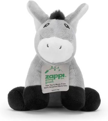 Immagine prodotto di Peluche a forma di asino, morbido, 15 cm, per bambini