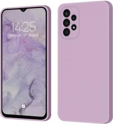 Produktbild von Liquid Silikon Hülle für Samsung Galaxy A23 5G - Farbe: Lila - Modellkompatibilität: Für Samsung Galaxy A23 5G