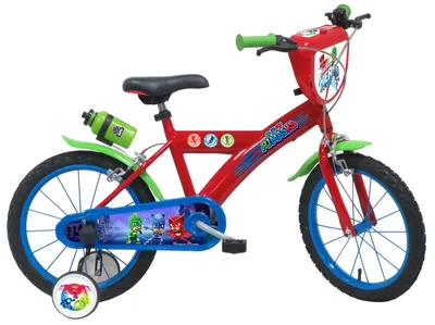 Produktbild von PJ MASKS Kinderfahrrad, mit Trinkflasche, Flaschenträger 16"