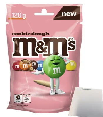 Produktbild von M&M Cookie Dough (120g Beutel) + usy Block