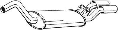 Produktbild von BOSAL 105-127 Endschalldämpfer für AUDI Cabriolet (8G7, B4) Auspuff