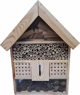 Produktbild von Insektenhotel Kiefernholz natur 36 x 9,7 x 58 cm
