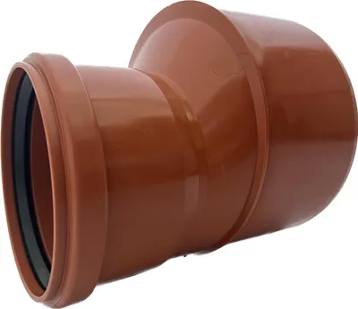 Produktbild von KG Reduktion DN 160/110 PVC-U Verbinder | Übergangsrohr | Reduzierstück | Rohrreduzierung | mit Dichtung | für externe Entwässerungssysteme | Gummidic
