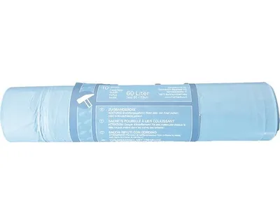 Obrázek produktu pro Odpadkový pytel RAKKUUN 60l stahovací 10 ks, modrá