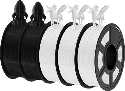 Image de filament pour imprimante 3D, PLA biodégradable, haute durabilité, PLA PLUS 3WT 2BK