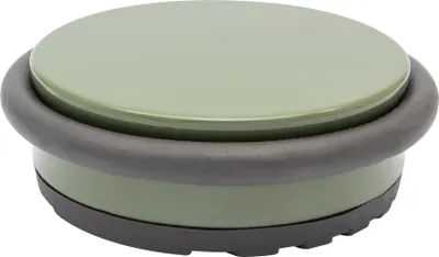 Produktbild von WAGNER Bodentürstopper BIG DISK COLOR GREEN - Ø 100 x 30 mm, Industriestahl dunkelgrün beschichtet, Gummi, 750 g - 15516901