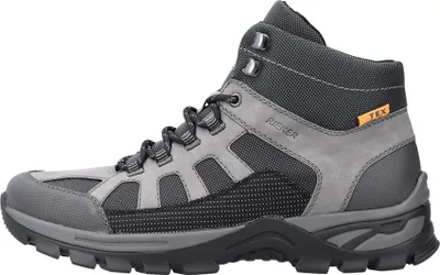 Produktbild von Rieker Schnürstiefel - Grau Synthetik Größe: 47 Normal