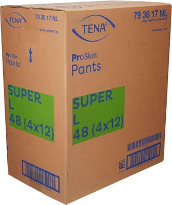 Obrázok produktu pre Tena nohavice Super L na inkontinenciu 4X12ks
