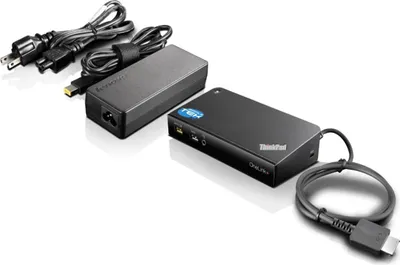 Produktbild von Lenovo ThinkPad OneLink+, Kabelgebunden, OneLink+, 10,100,1000 Mbit/s, Schwarz, Lenovo, ThinkPad X1 Tablet, ThinkPad P40 Yoga, ThinkPad Yoga 14, ThinkPad Yoga 260, ThinkPad Yoga 460, X1...