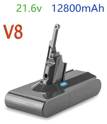 Obrázok produktu pre Náhradná batéria V8 – lítiovo-iónová batéria – 21,6 V – 12 800 mAh – pre vysávače – nabíjateľná – iba batéria