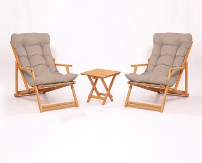 Produktbild von Skye Decor, My007 - Brown, Gartenmöbel-Sets, Gartentisch- und Stuhlset (3-teilig), Braun, Holz, 40 x 40 x 40 cm