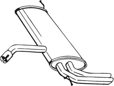 Produktbild von BOSAL 227-049 Endschalldämpfer für SEAT Leon Schrägheck (1P1) Auspuff