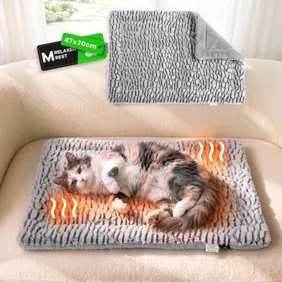 Produktbild von Heizdecke für Tiere – Selbstheizend – 70 x 46 cm – Wendbar