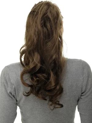 Produktbild von WIG ME UP Haarteil, lockig, Goldbraun WK08-10