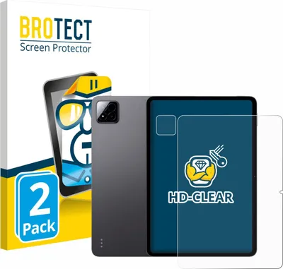 Produktbild von 2x Für Xiaomi Pad 7 (Display+Kamera) Schutzfolie BROTECT Displayschutz Display Schutz Folie Klar Transparent