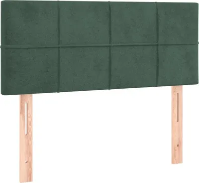 Produktbild von Kopfteil Dunkelgrün 90x5x78/88 cm Samt
