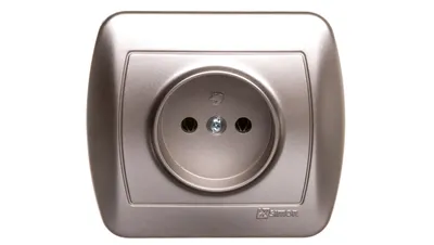 Imagen del producto de Contact-Simon AG1E/29, acero satinado, plástico, IP20, 250 V, 90 mm, 37,5 mm