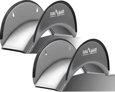 Produktbild von Famanu Schlauchhalter aus Metall - 2 Stück, korrosionsbeständig