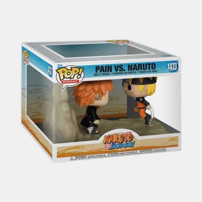 Zdjęcie produktu dla Funko POP! Moment Naruto Shippuden – Pain vs. Naruto zestaw figurek scena z anime, Obraz wygenerowany przez AI