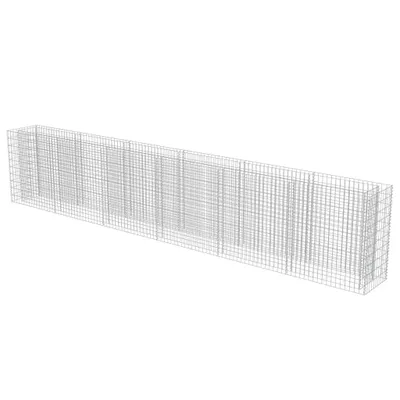 Immagine prodotto di vidaXL Gabbione letto rialzato Acciaio zincato 540×50×100 cm