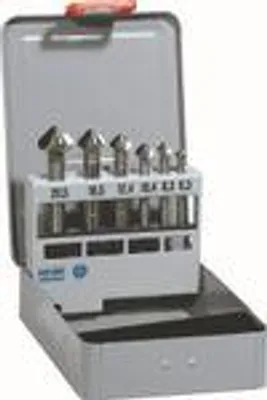 Obrázok produktu pre Alpen Kegelsenker Set HSS-CO5 6 tlg, für Metall + Kunststoff Bohrer-Set