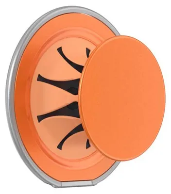 Imagen del producto de Soporte magnético PopGrip, diseño bajo, color naranja