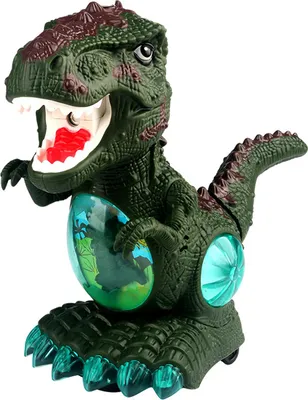 Image de Jouet Dino avec brouillard - Avec musique, lumière & 4 roues motrices - Pour les enfants, Apprentissage interactif & cadeau