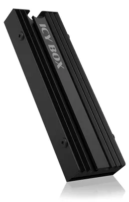 Produktbild von ICY BOX M.2 Kühlkörper für PS5 schwarz IB-M2HS-PS5