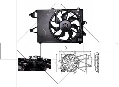 Obrázok produktu pre Ventilátor, chladenie motora
