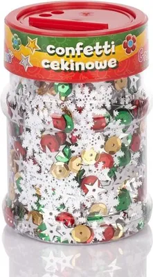 Immagine prodotto di Coriandoli natalizi in paillettes 100g Astra n. 562