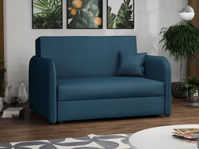 Obrázek produktu pro Dvoumístná rozkládací pohovka BELA LOFT 2 - modrá