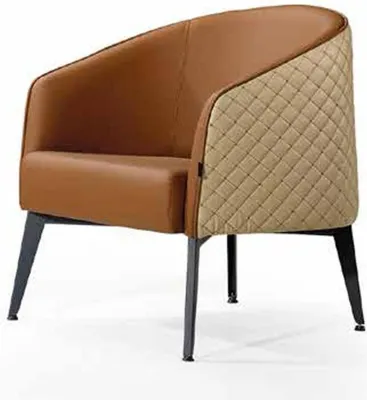 Produktbild von Relaxsessel Sofa Sessel  Polstersessel Couch Lounge Büro Hotel Club Braun