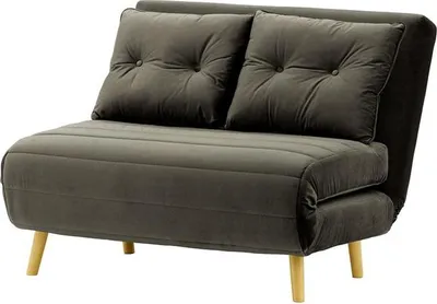 Image de Petit canapé convertible Flic - large de 103 cm-Velluto 19-like oak