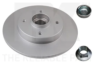 Image de 2 disques de frein arrière NK pour Citroen C3 C4 OpelCrossland Peugeot 207 307