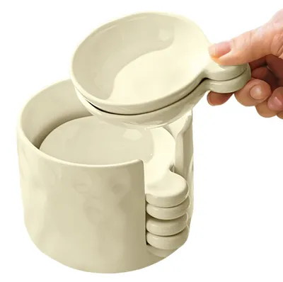 Zdjęcie produktu dla Ceramiczny talerzyk do sosów i zestaw do serwowania sosów do przekąsek