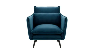 Produktbild von SLF24 - Sessel Layla - blau - Velluto 11