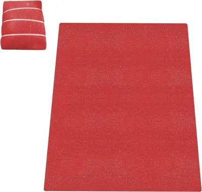 Produktbild von Rote Garagenmatte 520×223 cm, 3 mm, ölabsorbierend, wasserdicht und rutschfest für Autos und Motorräder