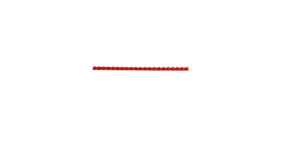 Produktbild von GBC CombBind Plastikbinderücken, rot, 14mm (100), Rot, 125 Blätter, Polyvinylchlorid (PVC), A4, 100 Stück(e)