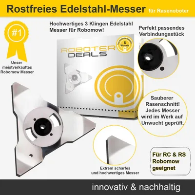 Zdjęcie produktu dla Zestaw noży AMA do modeli Robomow RS