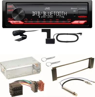 Produktbild von JVC KD-X282DBT Bluetooth DAB USB Einbauset für Seat Leon Toledo 1M